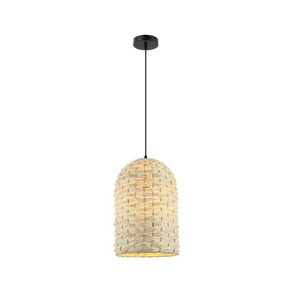 Пендел ZAMBELIS 20152 BAMBOO PENDANT LIGHT NATURAL 1xE27 | Osvetlenieto.bg