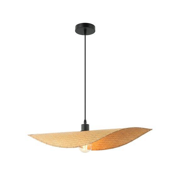 Пендел ZAMBELIS 20241 PENDENT LAMP BAMBOO NATRUAL 1xE27 | Osvetlenieto.bg