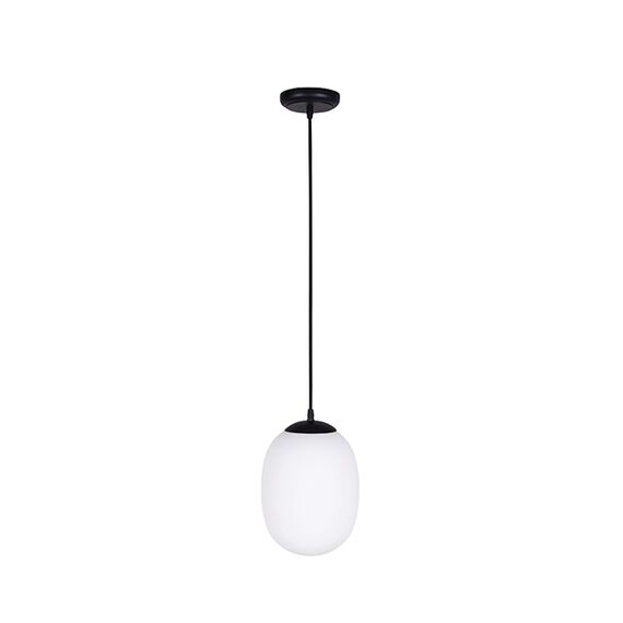 Пендел ZAMBELIS 20268 PENDANT LIGHT MAX WHITE-GLASS 1xE27 | Osvetlenieto.bg