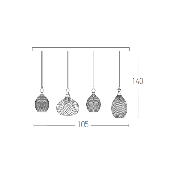 Полилей ZAMBELIS 19240 PENDANT LIGHT BLACK 4xE27 | Osvetlenieto.bg Полилей ZAMBELIS 19240 PENDANT LIGHT BLACK 4xE27 | Osvetlenieto.bg