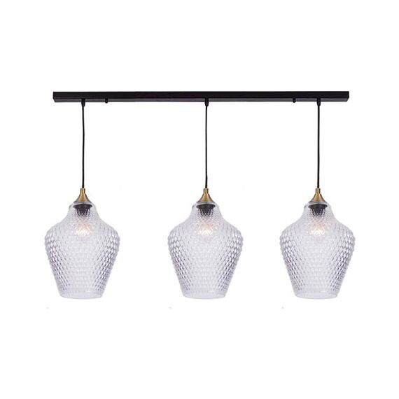 Полилей ZAMBELIS 19242 PENDANT LIGHT BLACK 3xE27 | Osvetlenieto.bg