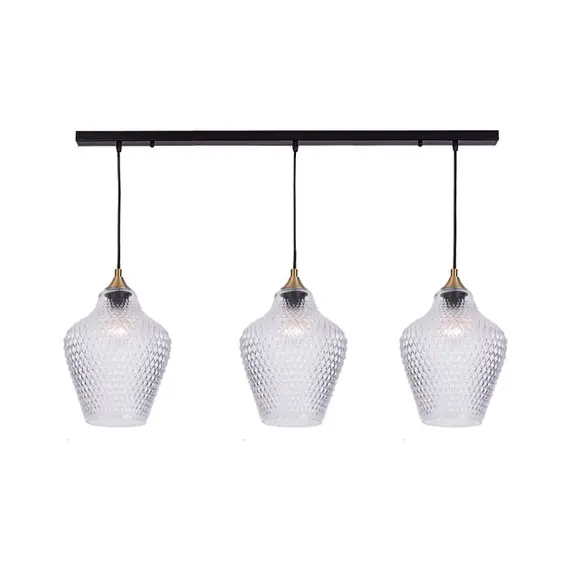 Полилей ZAMBELIS 19242 PENDANT LIGHT BLACK 3xE27 | Osvetlenieto.bg