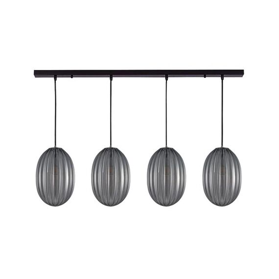 Полилей ZAMBELIS 19243 PENDANT LIGHT BLACK 4xE14 | Osvetlenieto.bg