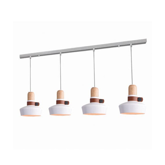 Полилей ZAMBELIS 1993-W PENDANT LIGHT WHITE 4xE27 | Osvetlenieto.bg