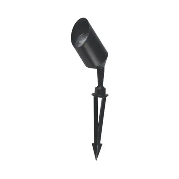 Градински прожектор ZAMBELIS E217 OUTDOOR SPIKE LIGHT BLACK 1XGU10 | Osvetlenieto.bg