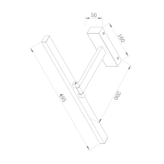 LED Аплик Bris MIR008WL-L12B4K Maytoni 12W 4000K | Osvetlenieto.bg