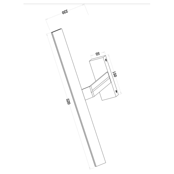 LED Аплик Decart MIR010WL-L12B4K Maytoni 12W 4000K | Osvetlenieto.bg