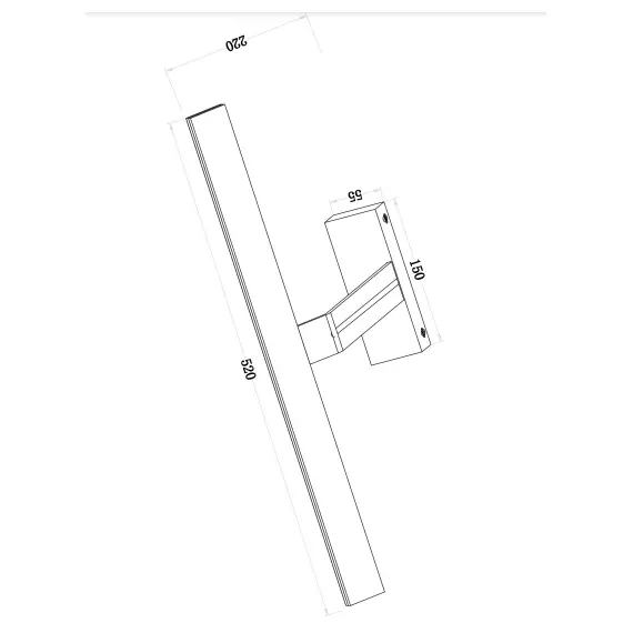 LED Аплик Decart MIR010WL-L12B4K Maytoni 12W 4000K | Osvetlenieto.bg