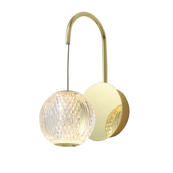 LED Аплик ROSARIO WL-12220121-1A-GD Italux 4.2W 3000K | Osvetlenieto.bg