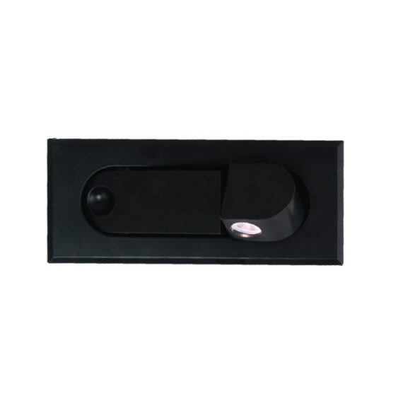LED Аплик ZAMBELIS H43 SCONCE RECESSED BLACK 3W 3000K | Osvetlenieto.bg