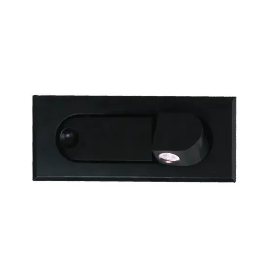 LED Аплик ZAMBELIS H43 SCONCE RECESSED BLACK 3W 3000K | Osvetlenieto.bg