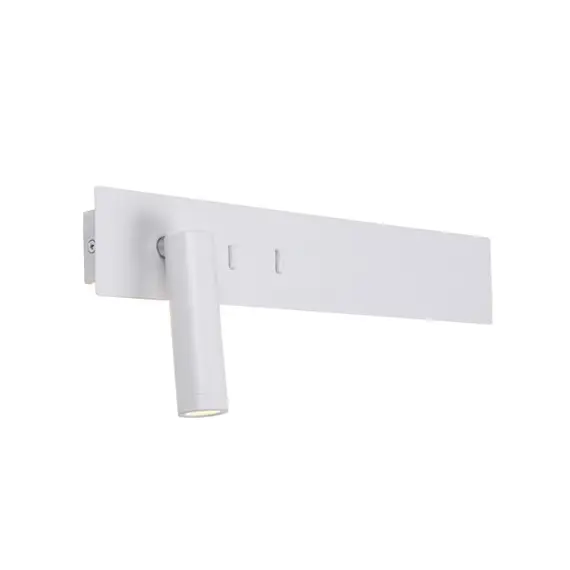 LED Аплик ZAMBELIS H52 SCONCE WHITE 3W+5W 3000K | Osvetlenieto.bg