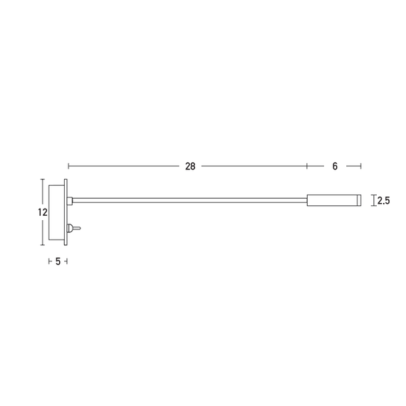 LED Аплик Zambelis H69 3W 3000K | Osvetlenieto.bg