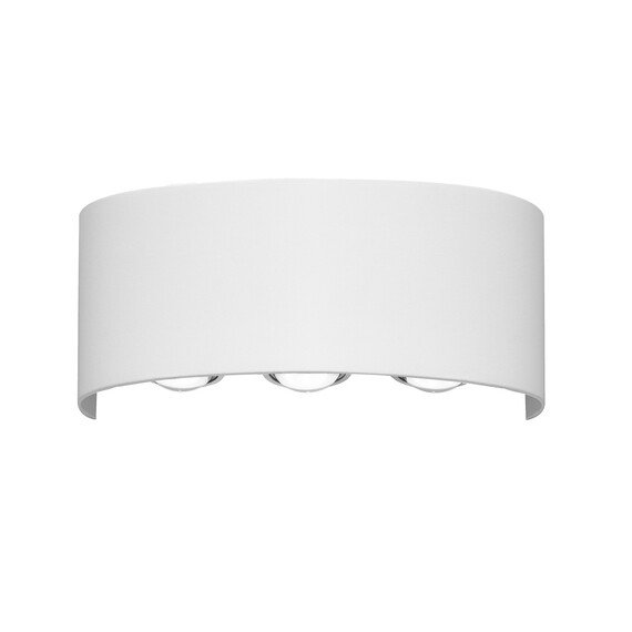 LED Фасаден аплик ORTELO OWL-451-3-WH Italux 6W 3000K | Osvetlenieto.bg
