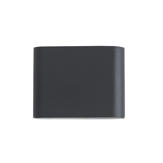 LED Фасаден аплик ZAMBELIS E238 OUTDOOR SCONCE ALUMINUM DARK GRAY 3W 3000K | Osvetlenieto.bg