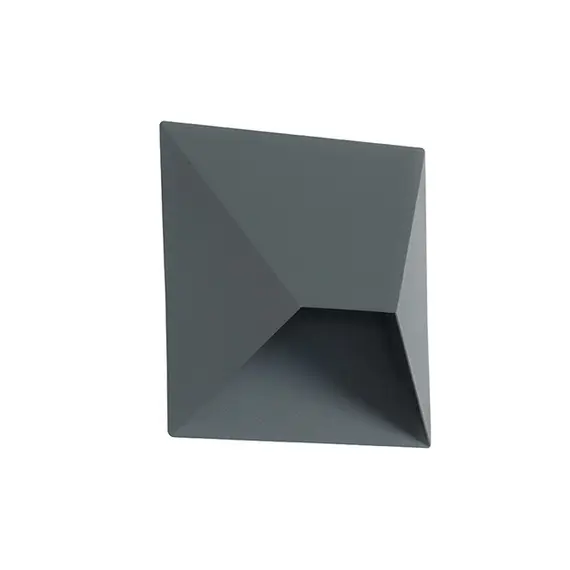 LED Фасаден аплик ZAMBELIS E243 OUTDOOR SCONCE STAINLESS STEEL DARK GRAY 7W 3000K | Osvetlenieto.bg