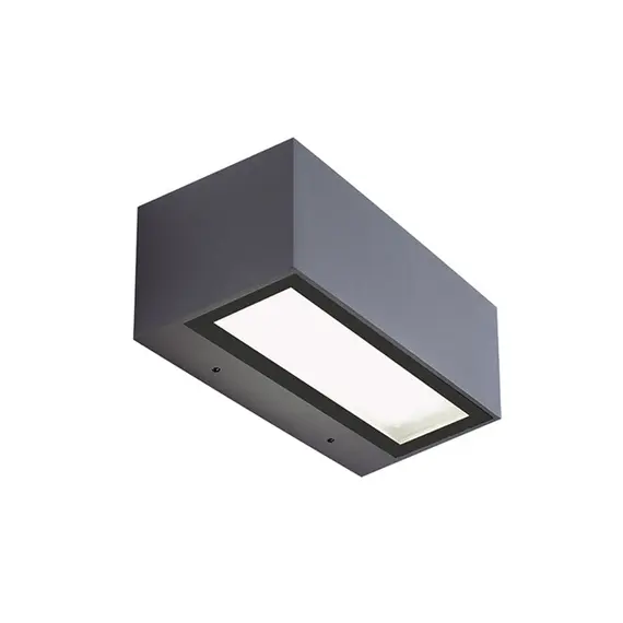 LED Фасаден аплик ZAMBELIS E261 UP DOWN WALL LIGHT ALUMINIUM DARK GREY 13W 3000K | Osvetlenieto.bg