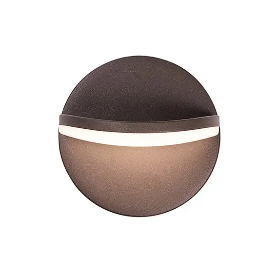 LED Фасаден аплик ZAMBELIS E267 WALL LAMP ALUMINIUM DRIVER INCLUDED BROWN 16W 3000K | Osvetlenieto.bg