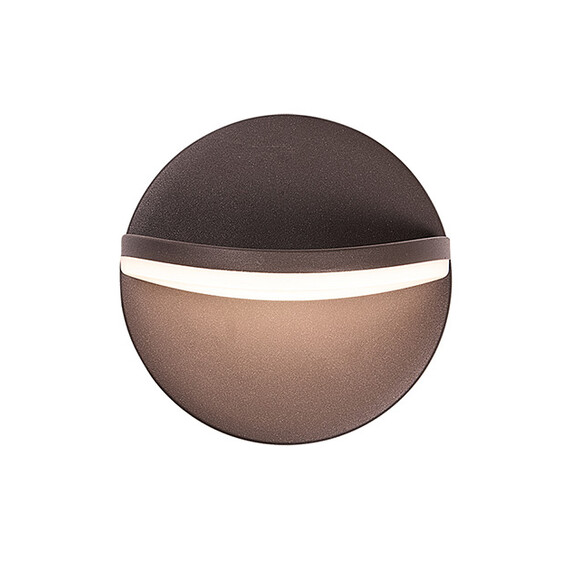 LED Фасаден аплик ZAMBELIS E267 WALL LAMP ALUMINIUM DRIVER INCLUDED BROWN 16W 3000K | Osvetlenieto.bg