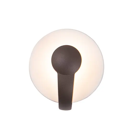 LED Фасаден аплик ZAMBELIS E271 WALL LAMP ALUMINIUM DRIVER INCLUDED BROWN 12W 3000K | Osvetlenieto.bg