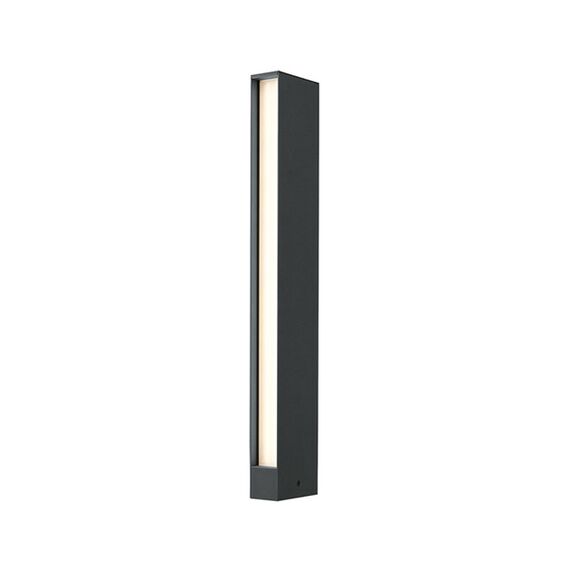 LED Градински стълб ZAMBELIS E259 POST LIGHT ALUMINIUM DRIVER INCLUDED DARK GREY 12W 3000K | Osvetlenieto.bg