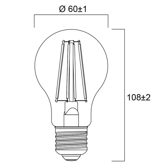LED крушка Sylvania 7W E27 2700K 806lm | Osvetlenieto.bg