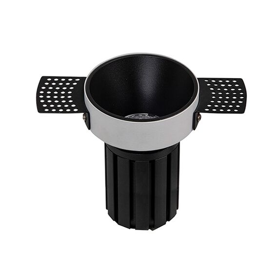 LED Луна за вграждане ZAMBELIS S097-B TRIMLESS SPOT BLACK 3000K 15W | Osvetlenieto.bg