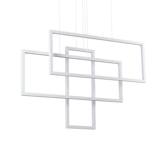LED Полилей FRAME SP RETTANGOLO BIANCO 253589 Ideal Lux 93W 3000K | Osvetlenieto.bg