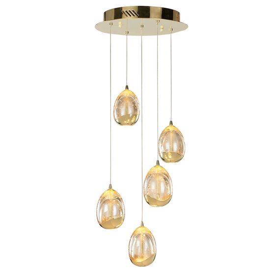 LED Полилей HUELTO PND-22112132-5A-CHPN Italux 24W 3000K | Osvetlenieto.bg