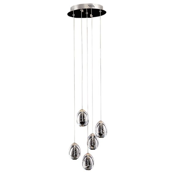 LED Полилей HUELTO PND-22112132-5A-CR Italux | Osvetlenieto.bg