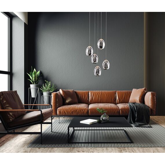 LED Полилей HUELTO PND-22112132-5A-CR Italux | Osvetlenieto.bg