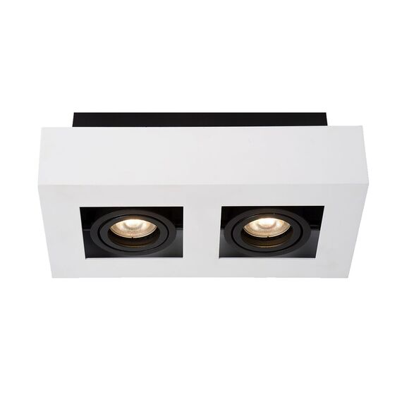 Луна за открит монтаж CASEMIRO IT8001S2-WH/BK Italux 2xGU10 | Osvetlenieto.bg