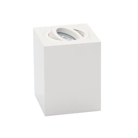 Луна за открит монтаж ZAMBELIS S039 CEILING SQUARED WHITE 1XGU10 | Osvetlenieto.bg