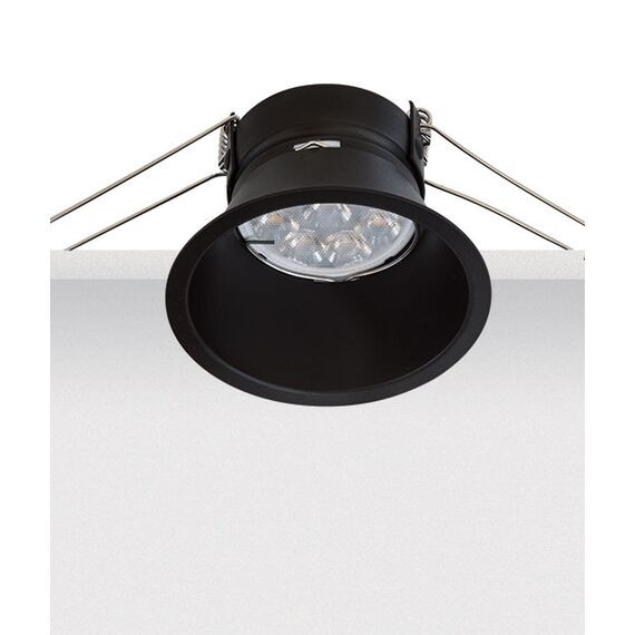 Луна за вграждане ZAMBELIS S007 ALUMINIUM BLACK 1xGU10 | Osvetlenieto.bg