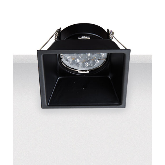 Луна за вграждане ZAMBELIS S009 ALUMINIUM BLACK 1xGU10 | Osvetlenieto.bg