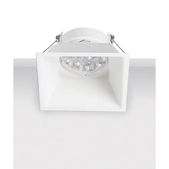 Луна за вграждане ZAMBELIS S010 ALUMINIUM WHITE 1xGU10 | Osvetlenieto.bg