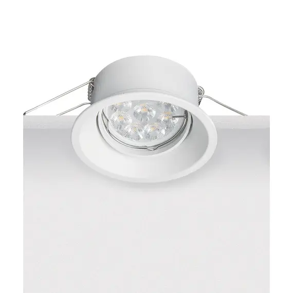 Луна за вграждане ZAMBELIS S012 ALUMINUM WHITE 1xGU10 | Osvetlenieto.bg