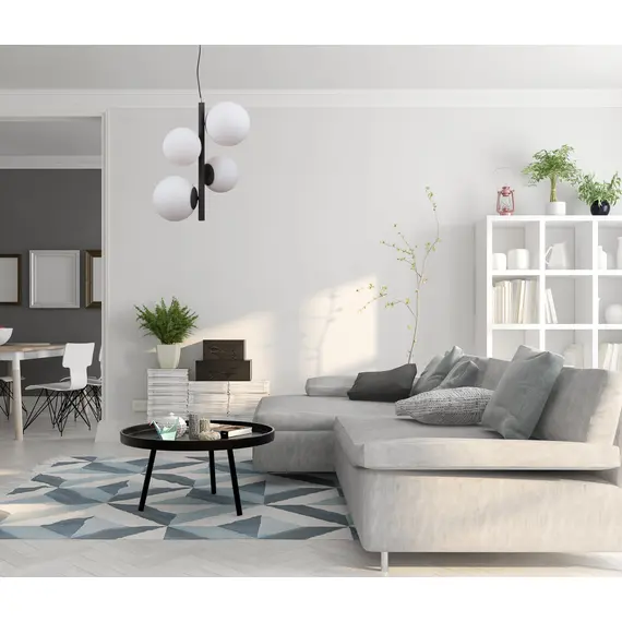 Пендел RIGA PND-44213-4A-SBL Italux 2xE14+2xE27 | Osvetlenieto.bg