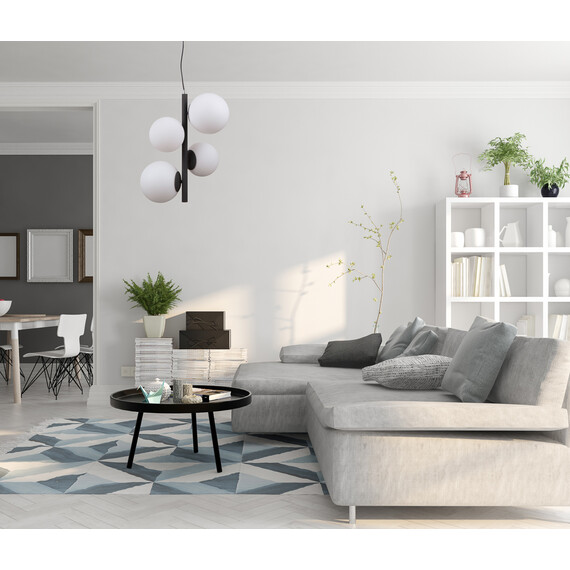 Пендел RIGA PND-44213-4A-SBL Italux 2xE14+2xE27 | Osvetlenieto.bg