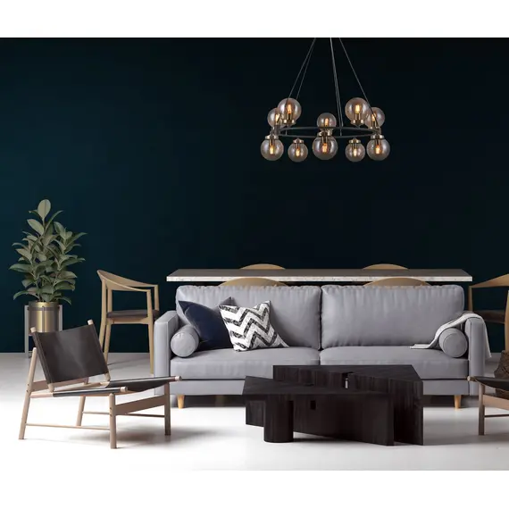 Полилей GALVEZ PND-28622-10A Italux 10xE14 | Osvetlenieto.bg