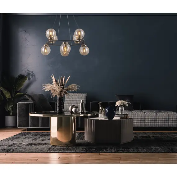 Полилей GALVEZ PND-28622-8A Italux 8xE14 | Osvetlenieto.bg