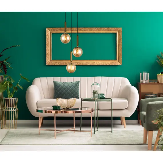 Полилей RAVENA PND-2324-3A BRO+AMB Italux 3xE27 | Osvetlenieto.bg