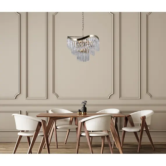 Полилей SABRIGA PND-44544-8 Italux 8xE14 | Osvetlenieto.bg