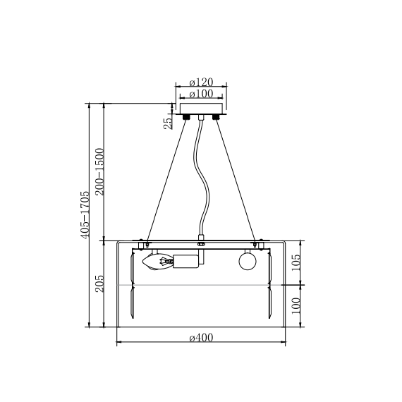 Полилей Wonderland MOD313PL-04G Maytoni 4xE14 | Osvetlenieto.bg