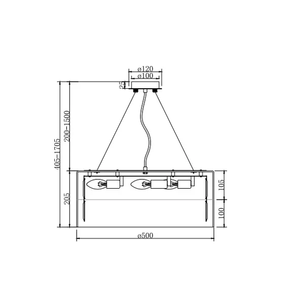 Полилей Wonderland MOD313PL-06G Maytoni 6xE14 | Osvetlenieto.bg