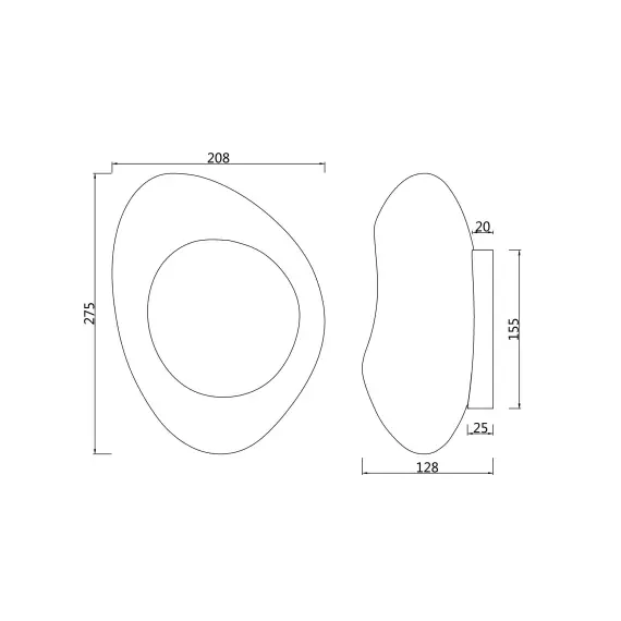Аплик Mabell MOD306WL-01CH Maytoni 1xE14 | Osvetlenieto.bg
