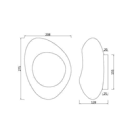 Аплик Mabell MOD306WL-01G Maytoni 1xE14 | Osvetlenieto.bg