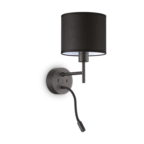Аплик SET UP MAP2 NERO 259826 Ideal Lux 2xE27/LED | Osvetlenieto.bg