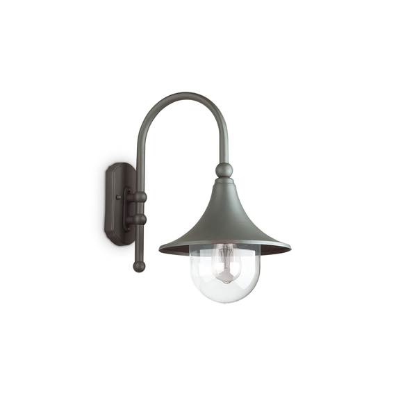 Фасаден аплик CIMA AP1 ANTRACITE 246819 Ideal Lux 1xE27 IP43 | Osvetlenieto.bg
