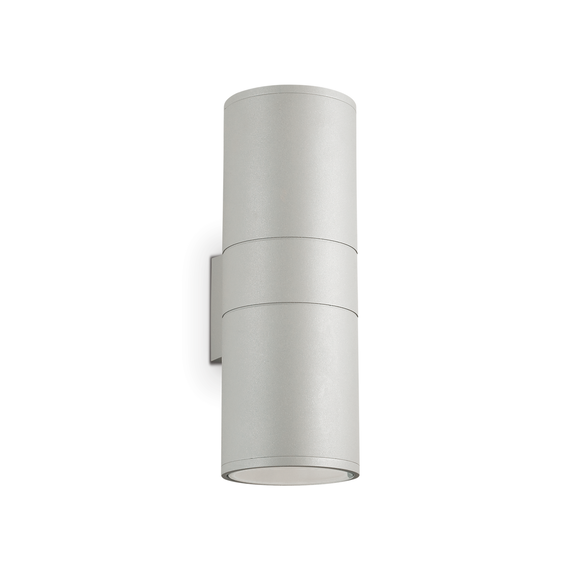 Фасаден аплик GUN AP2 BIG GRIGIO 163604 Ideal Lux 2xE27 IP54 | Osvetlenieto.bg